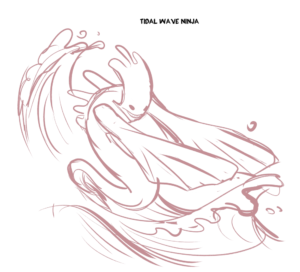 tidal wases ninja
